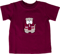 Southern Saturday Toddler Sitting Jersey Bulldog Short Sleeve Tee