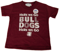 Third Street "Here we go Bulldogs" Short Sleeve Tee