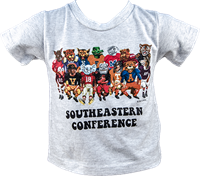 Rabbit Skins Toddler Southeastern Conference with Mascots Tee