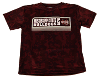 Garb Toddler Mississippi State Bulldogs 1878 with Banner M Inside Box Short Sleeve Tee