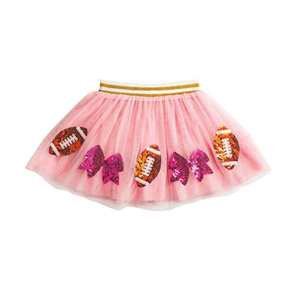 Mudpie Toddler Sequin Football Tutu