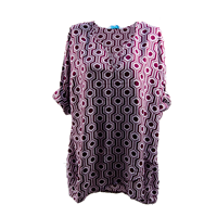 Escapada Serena Cuffed Short Sleeve Top (Plus Size Only)