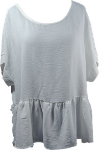 Babydoll Ruffled Bottom Top