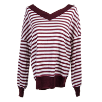 Listicle Vneck Waffle Top