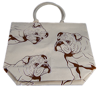 Royal Standard Bulldog Face Tote