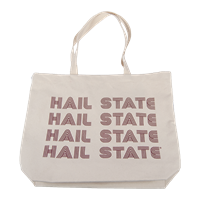 Desden Hail State Retro Font Canvas Bag