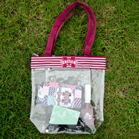 Stadium 12 X 12 X 4 Striped Top Tote