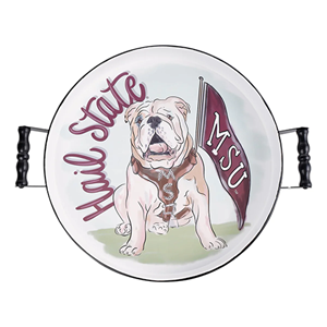 Glory Haus Bulldog Tray with Handles