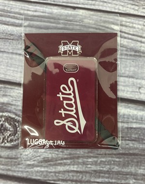Desert Cactus Script State Acrylic Travle Luggage Tag