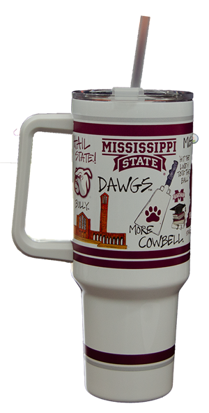 40 Oz MSU Various Sayings Travel Tumbler