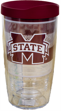 Tervis Banner M Bulldogs 16oz Travel Tumbler