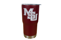 20oz Travel Tumbler w Lid MSU Stacked Vault Logo