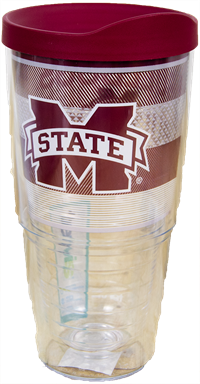 Tervis Banner M Bulldogs 24oz Travel Tumbler