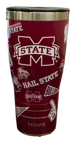30 Oz Various Logos Stainless Steel Tumbler with Straw