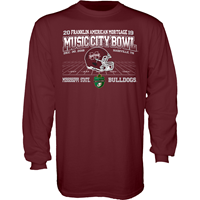 2019 Music City Bowl Helmet Long Sleeve Tee