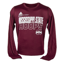 2020 Adidas Mississippi State Hoops Long Sleeve Creators Tee