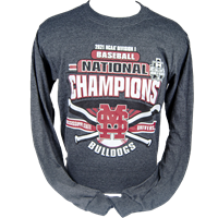 2021 On Field National Champ Crossbats Long Sleeve Tee