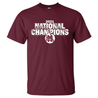 2021 National Champions Baseball Stitching