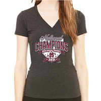 2021 NC Home Plate Womens V-neck Tee