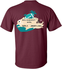 2023 ReliaQuest Bowl Beach Tee