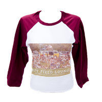 Deep South Vintage Left Field Lounge 3 Quarter Sleeve Tee