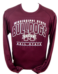 Badgersport Miss State Bulldogs Banner M Hail State Long Sleeve Tee