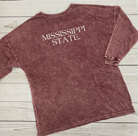 Chicka-D Oversided Mississippi State Long Sleeve Tee