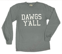 Comfort Color Dawgs Y'all Tee