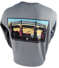 Comfort Color M Over S Pocket Comfort Color Long Sleeve with Dudy Noble Sunset on back