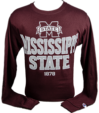 Champion Banner M Mississippi State 1878 Tee