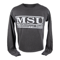 Comfort Color MSU Bar Long Sleeve Tees