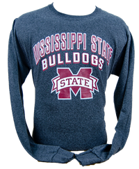 Champion Miss State Bulldogs Arch Banner M Long Sleeve Tee