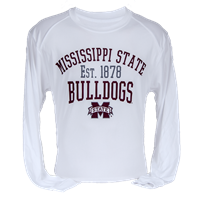 Badger Mississippi State Est. 1878 Bulldogs Banner M Long Sleeve Tee