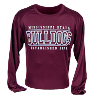 Badger Mississippi State Bulldogs Est. 1878 Long Sleeve Tee
