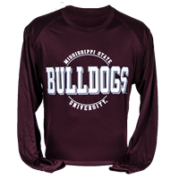 Badger Mississippi State University Bulldogs Circle Long Sleeve Tee