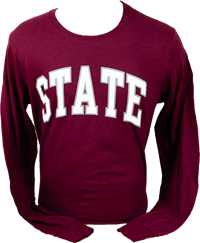 Russell State Arch Long Sleeve Tee
