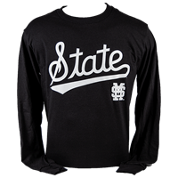 State Script M over S Long Sleeve Tee