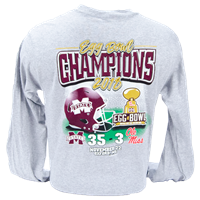 2018 Egg Bowl Victory Helmet Long Sleeve Tee