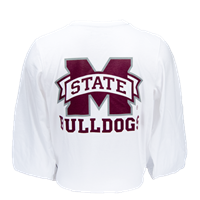 Russell Grey Out Bulldogs Long Sleeve Tee