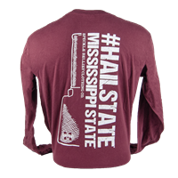 #Hailstate Cowbell Long Sleeve Tee