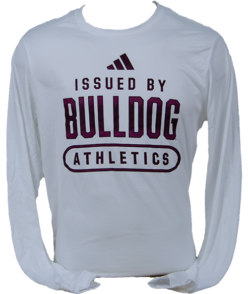 2023 Adidas Pregame Issued By Bulldog Athletics Long Sleeve Tee (SKU 1406766286)