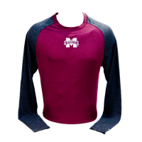 Colosseum Raglan Banner M 2 Tone Long Sleeve Tee
