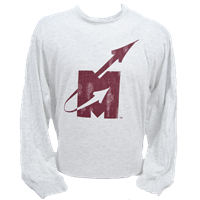 Distressed Banner M Flying M Long Sleeve Tee