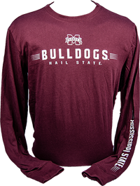 Colosseum Banner M Bulldogs Hail State Tee