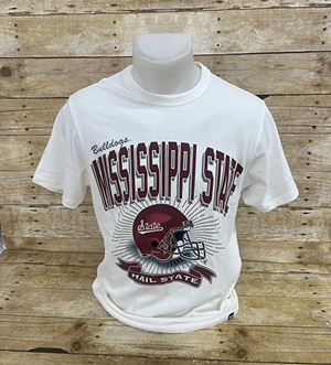 '47 Franklin Helmet Bulldogs Mississippi State Short Sleeve Tee
