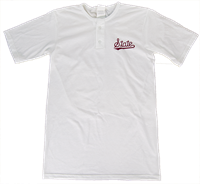 B-Unlimited Augusta Henley State Script Short Sleeve Tee