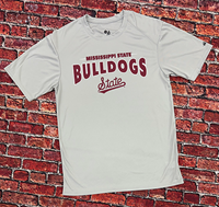 Badger Mississippi State over Bulldogs State Script Short Sleeve Tee