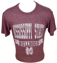 Colosseum M over S Mississippi State Bulldogs Short Sleeve Tee