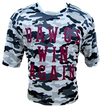 Dawgs Win Again Camo Short Sleeve