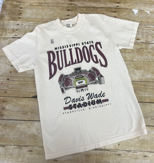 B-Unlimited comfort Colors Mississippi State Bulldogs Stadium Short Sleeve Tee